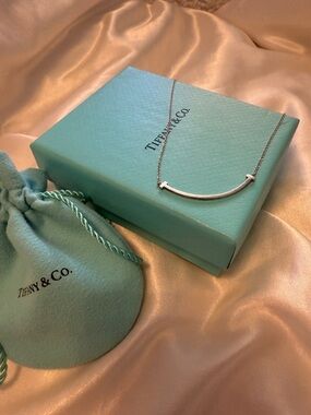 Tiffany & Co. Silver Smile Necklace